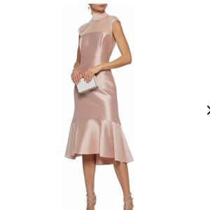 Sachin & Babi satin and tolle gown